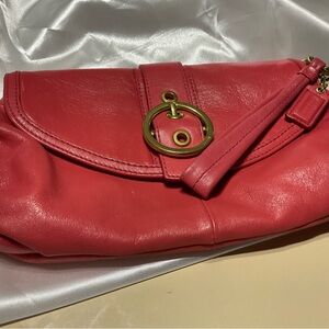 Coach Vintage Leather Clutch.EUC
